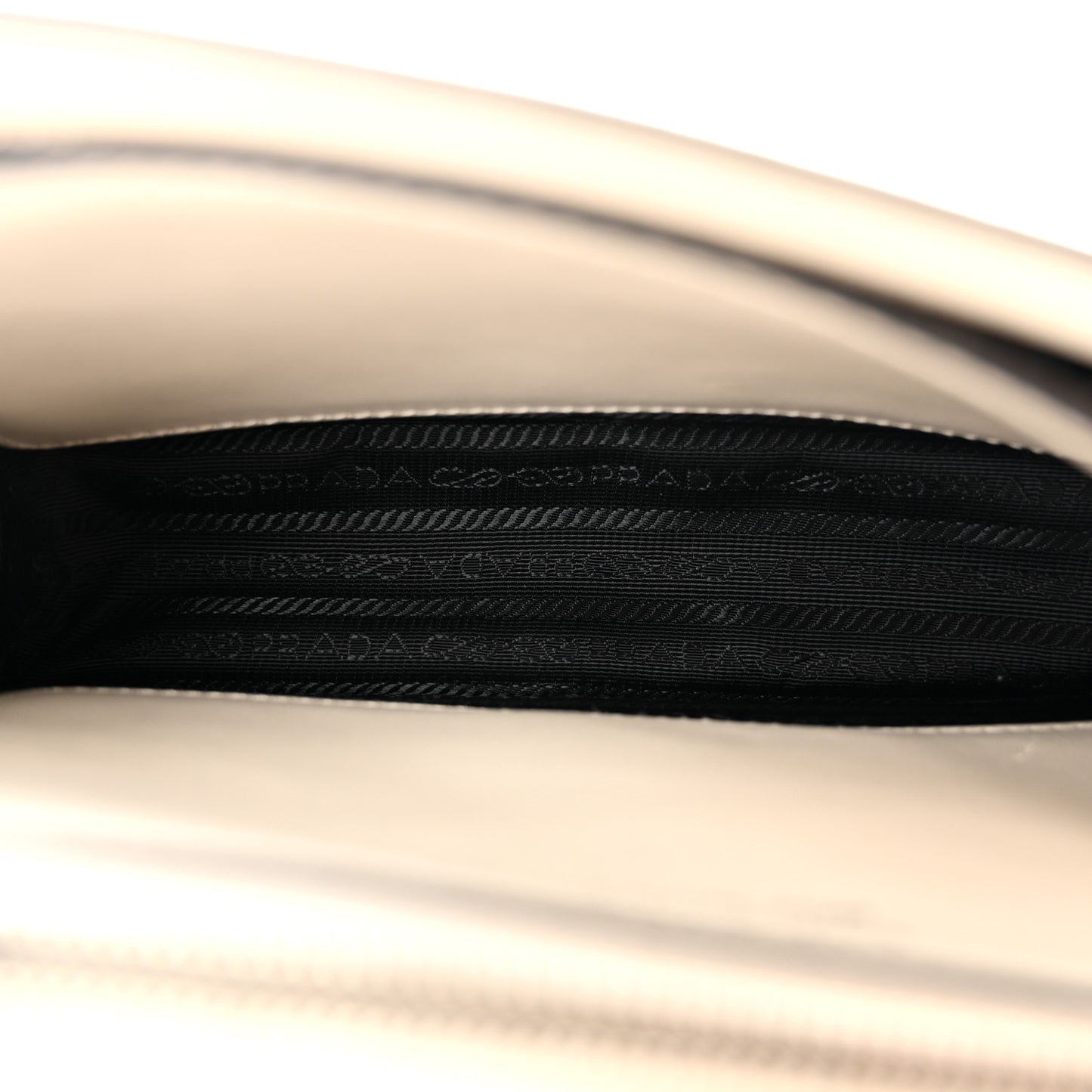 Saffiano City Calfskin Studded Small Elektra Shoulder Bag White Black
