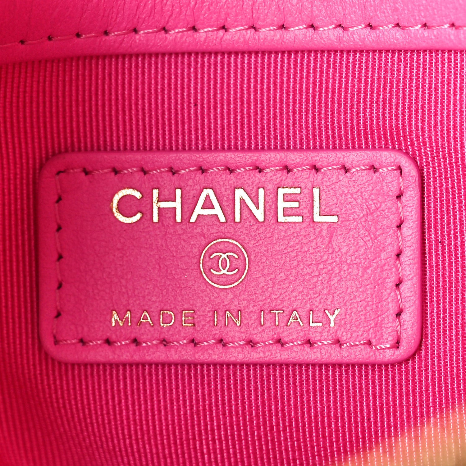 Chanel Fabric Quilted Neon Graffiti O Case Black Multicolor 6 of 8
