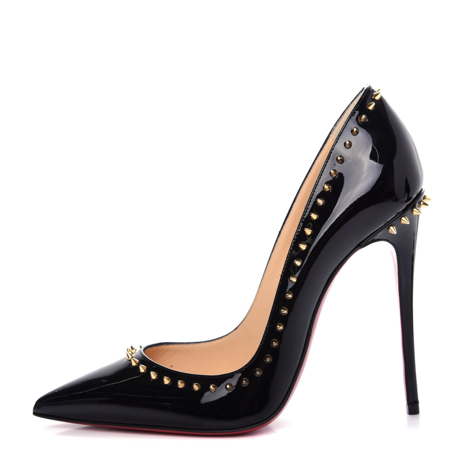 Christian Louboutin Patent Anjalina 120 Pumps 36.5 Black 1 of 9