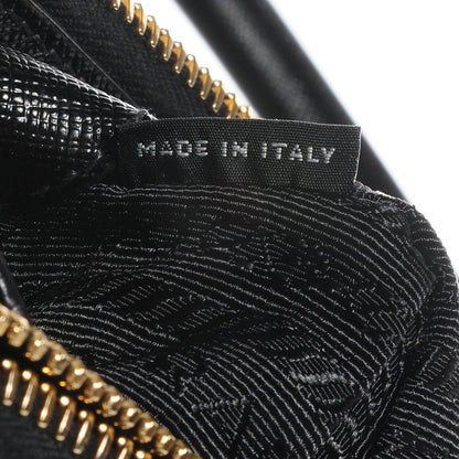 Prada Saffiano Lux Small Double Zip Tote Nero Black 7 of 11