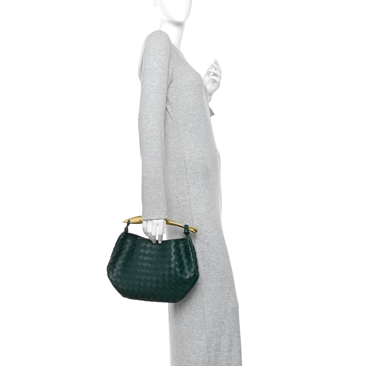 Bottega Veneta Nappa Intrecciato Sardine Bag Emerald Green 2 of 10