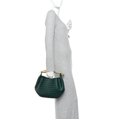 Bottega Veneta Nappa Intrecciato Sardine Bag Emerald Green 2 of 10
