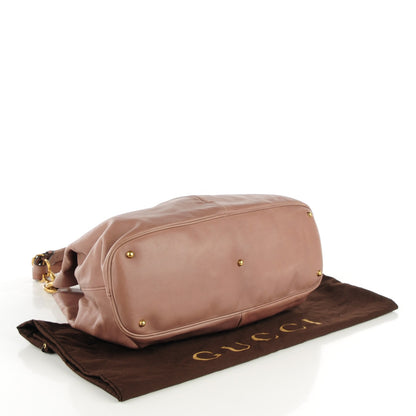 Gucci Calfskin Soft Icon Tote Pink Tan 4 of 7
