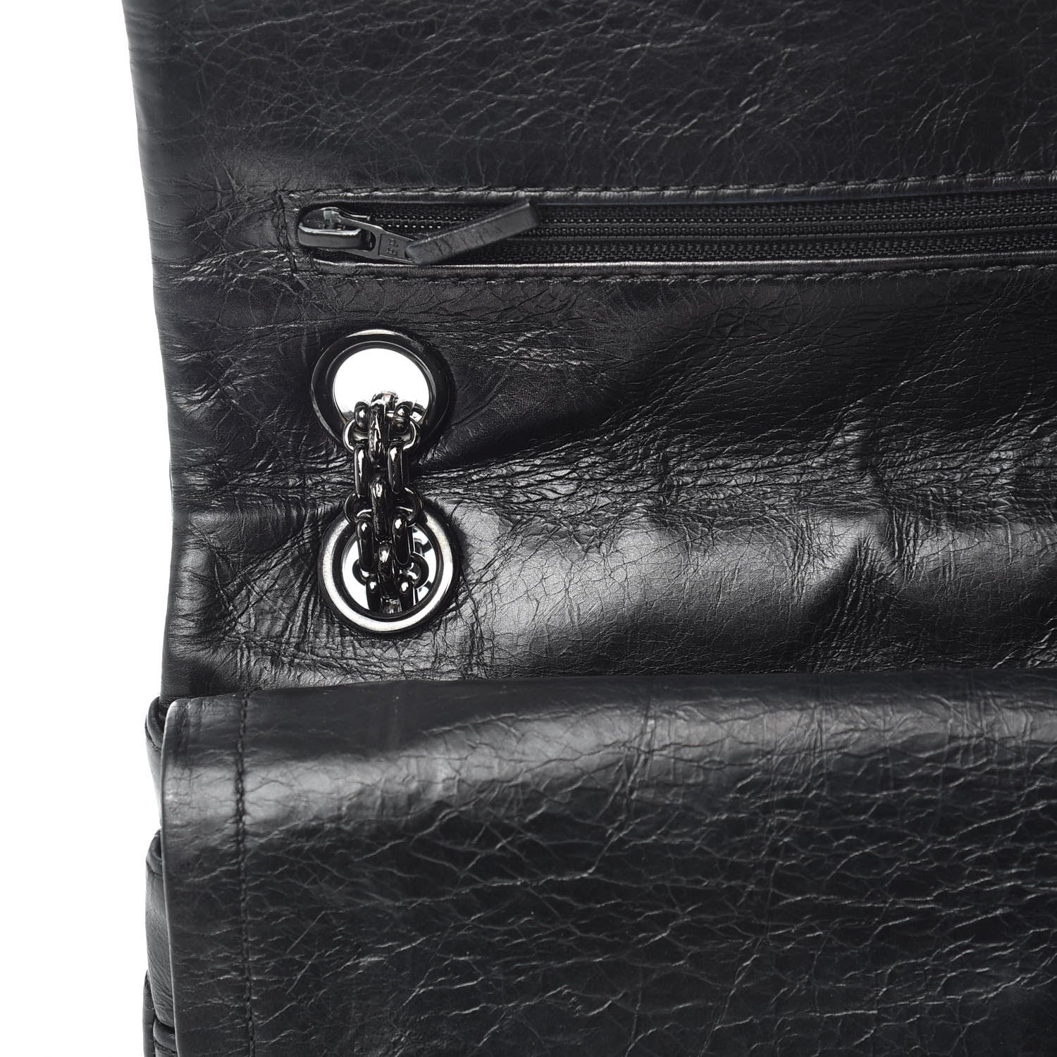 Chanel Aged Calfskin Quilted 2.55 Reissue 225 Flap So Black 12 of 13
