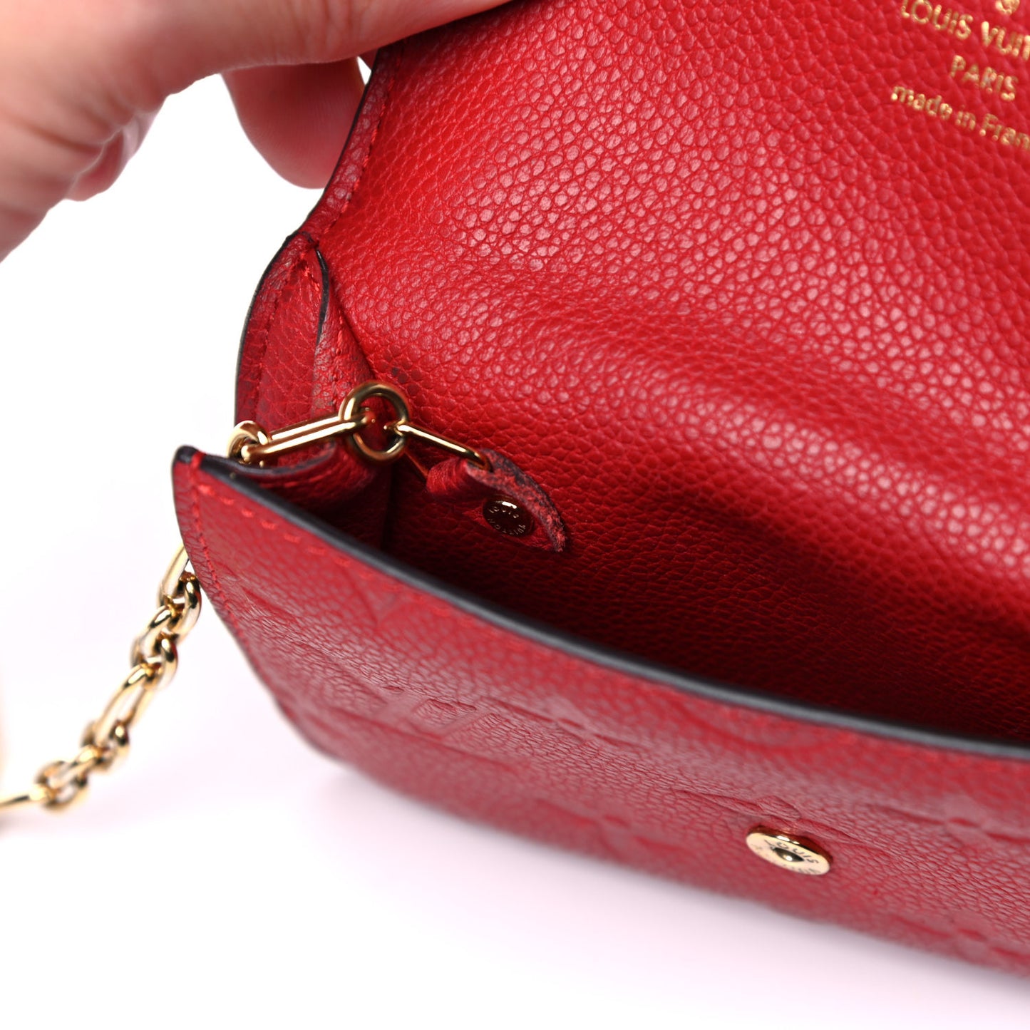 Empreinte Key Pouch Cherry