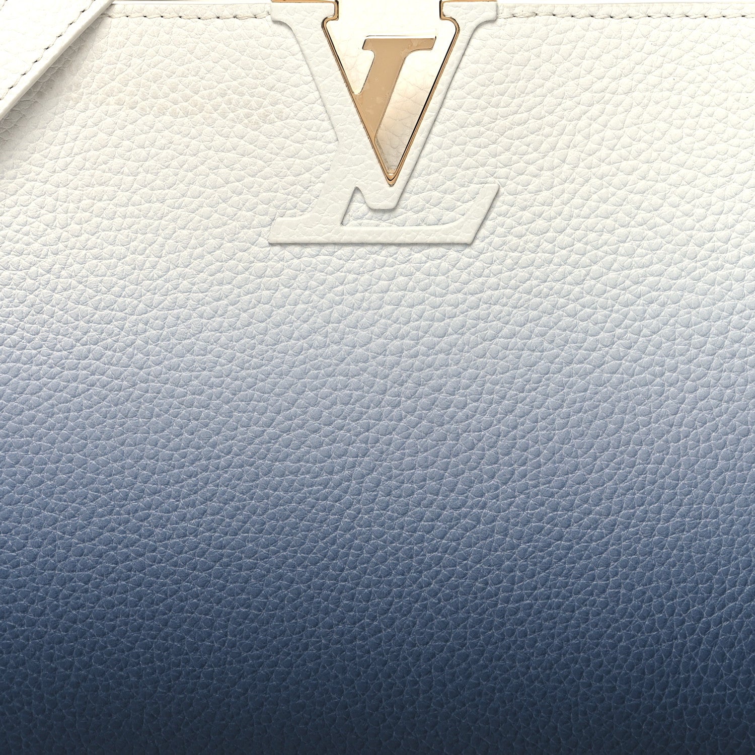 Louis Vuitton Taurillon Capucines BB Blue Marine 8 of 12