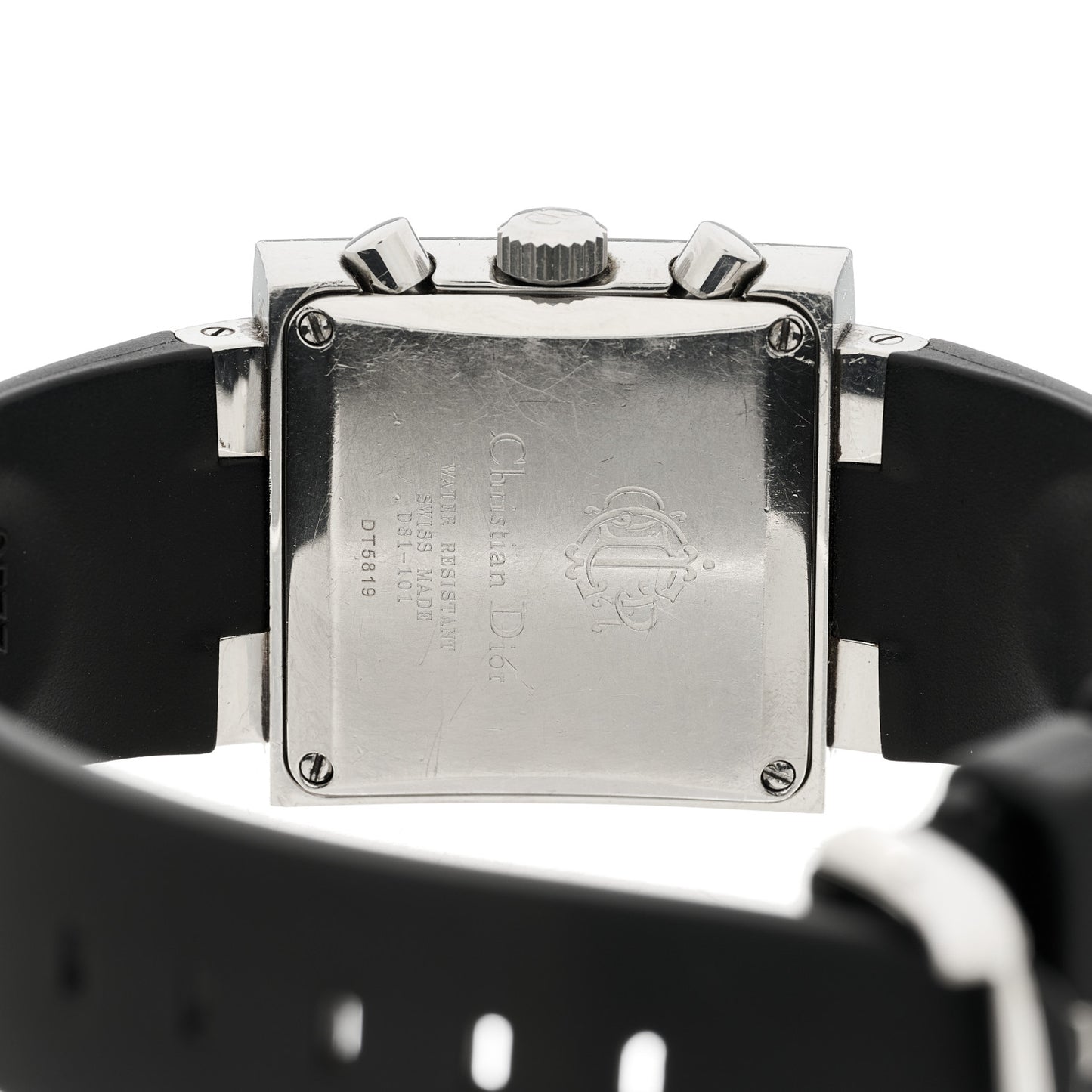 Stainless Steel Rubber Diamond 31mm Riva Quartz Watch