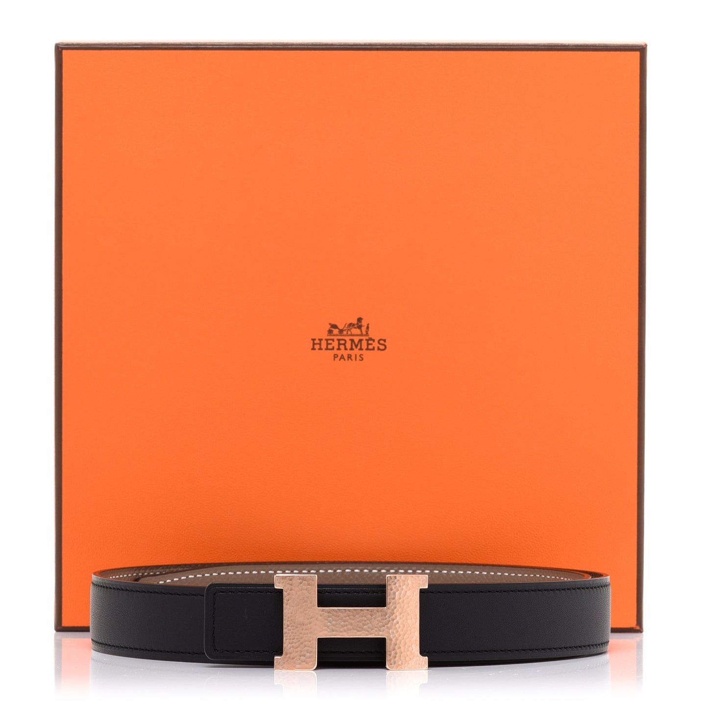 Swift Epsom 24mm Mini Martelee Constance Belt 70 Etoupe Black