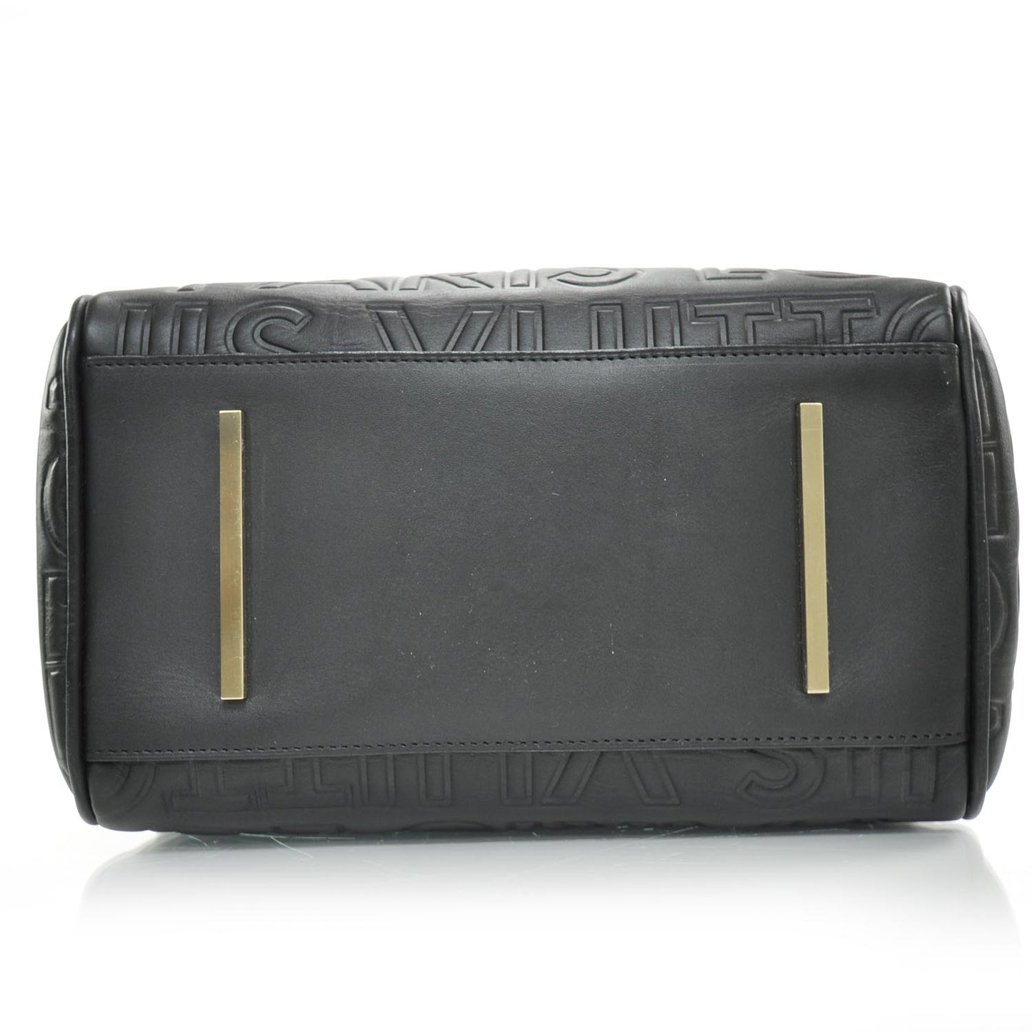 Calfskin Embossed Mini Cube Speedy Black