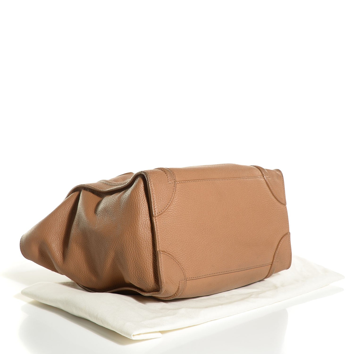 Celine Pebbled Calfskin Mini Luggage Camel 4 of 9