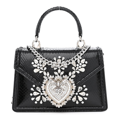 Dolce & Gabbana Ayers Small Devotion Top Handle Bag Black 1 of 9