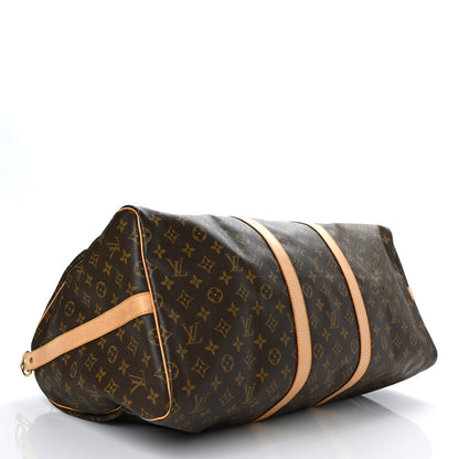 Louis Vuitton Monogram Keepall Bandouliere 55 3 of 11