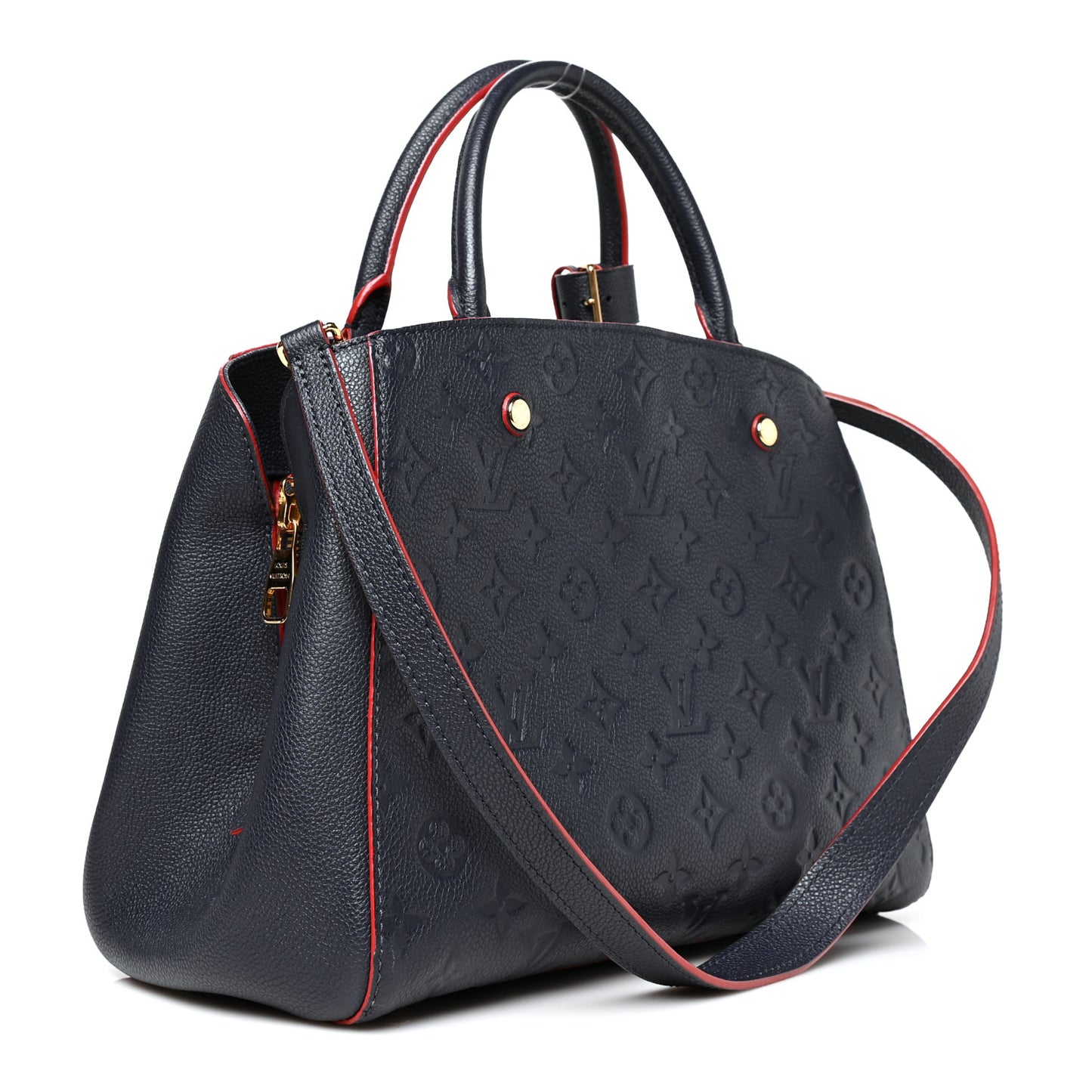 Empreinte Montaigne MM Marine Rouge