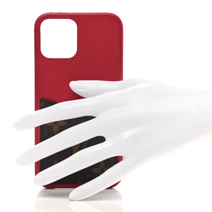 Louis Vuitton Monogram iPhone 12/12 Pro Bumper Scarlet 2 of 10