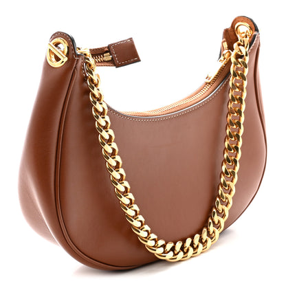 Celine Smooth Calfskin Medium Chain Strap Ava Shoulder Bag  Tan 3 of 10