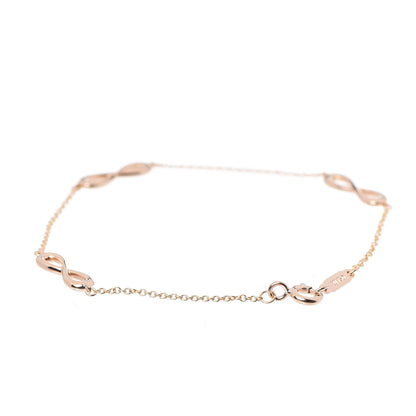 Tiffany 18K Rose Gold Infinity Endless Bracelet 3 of 4