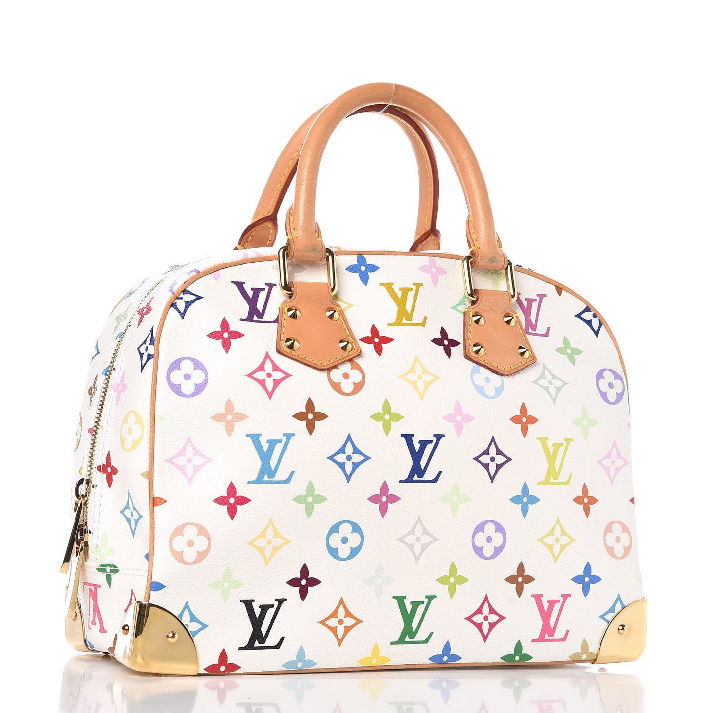 Monogram Multicolor Trouville White