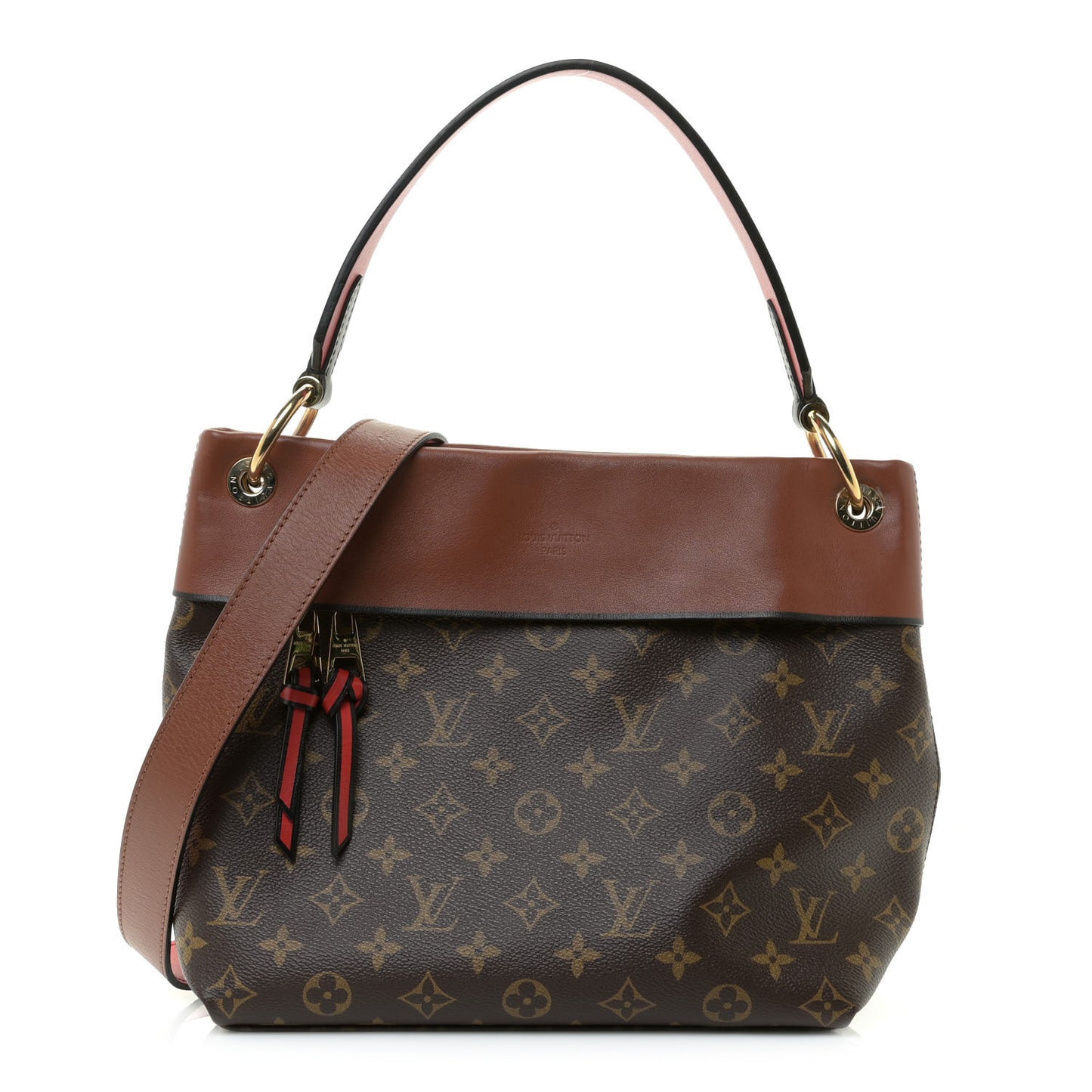 Monogram Tuileries Besace Caramel Rouge