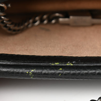 Gucci Calfskin Super Mini Dionysus Shoulder Bag Black 10 of 11