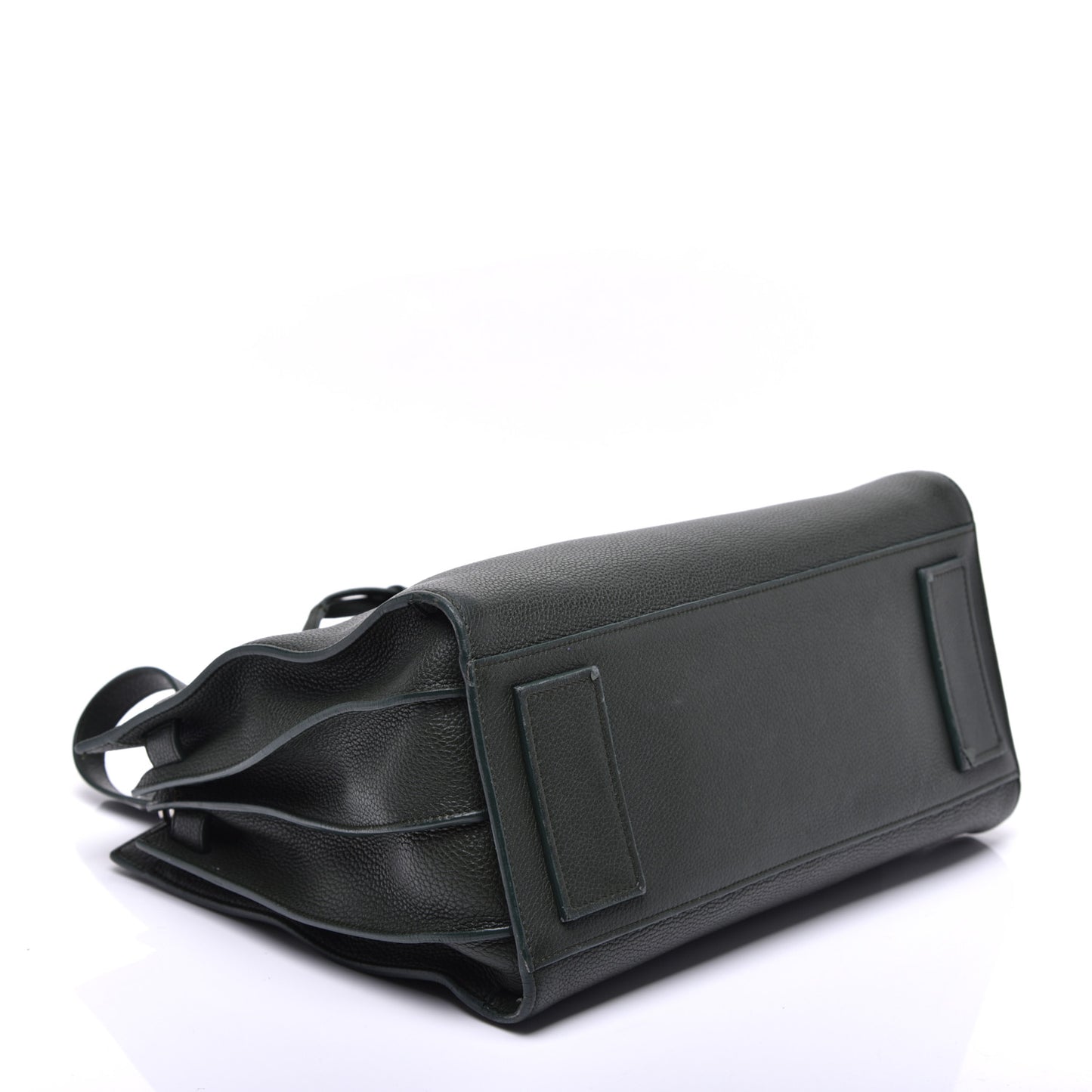 Grained Calfskin Small Supple Sac De Jour Dark Vert