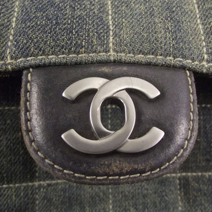 Chanel Denim Square Quilted Flap Bag 12 of 12