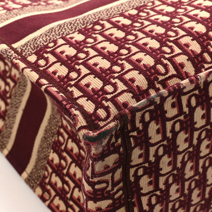 Christian Dior Oblique Large Book Tote Burgundy Multicolor 11 of 13