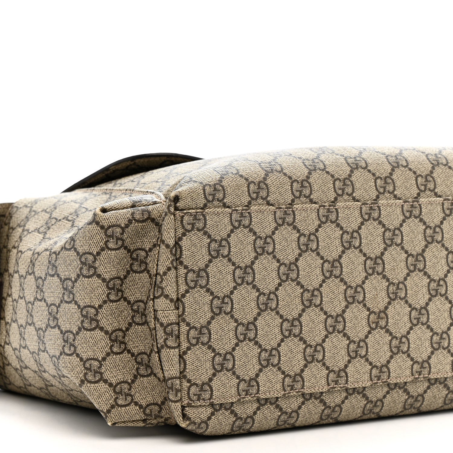 Gucci GG Plus Monogram Messenger Diaper Bag Dark Brown 10 of 13