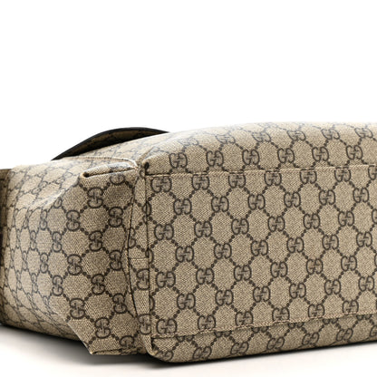 Gucci GG Plus Monogram Messenger Diaper Bag Dark Brown 10 of 13