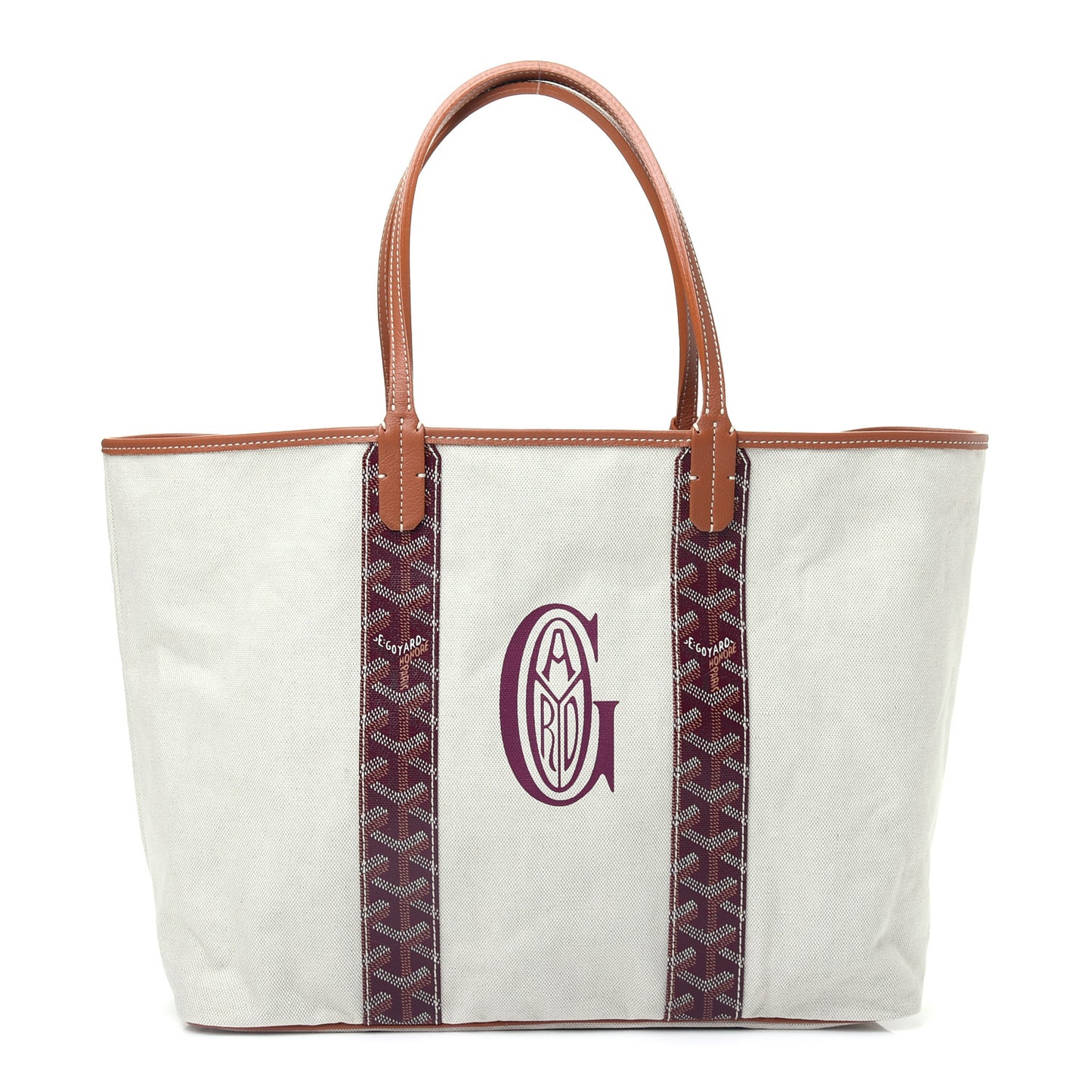 Goyardine Reversible Anjou PM Burgundy
