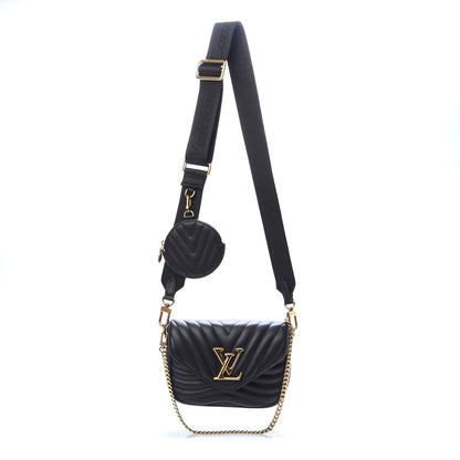 Louis Vuitton Calfskin New Wave Multi Pochette Black 1 of 10