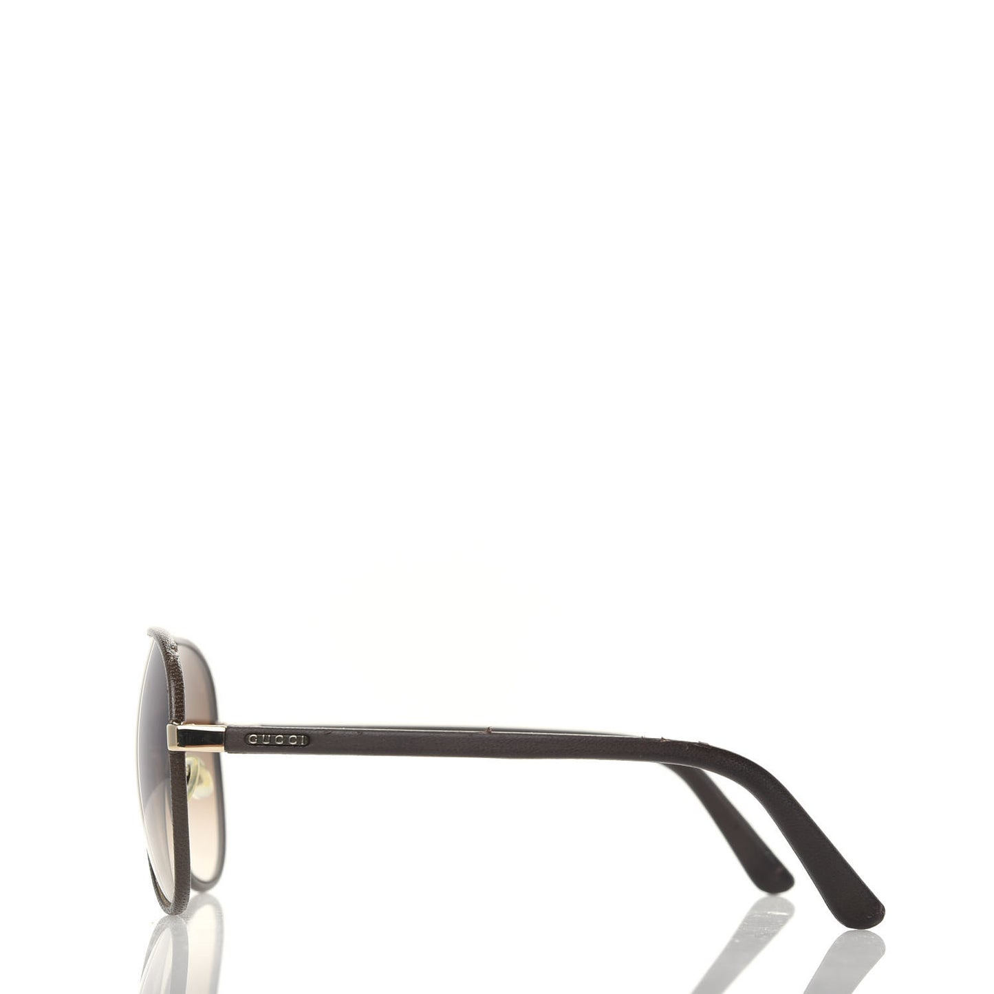 Calfskin Aviator Sunglasses 2887/S Brown