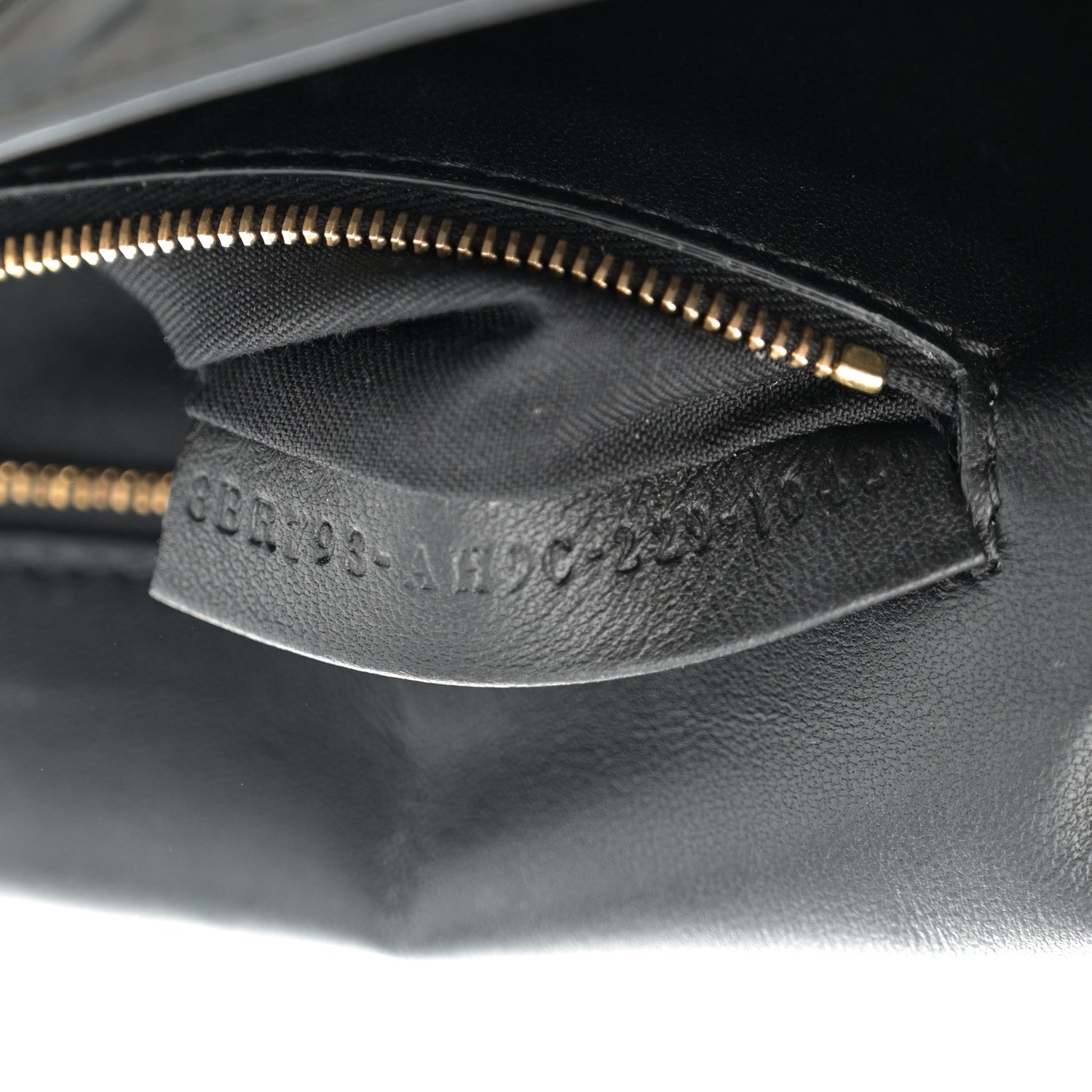 Fendi Nappa Small FF Embossed Mid Chain Baguette Black 7 of 12