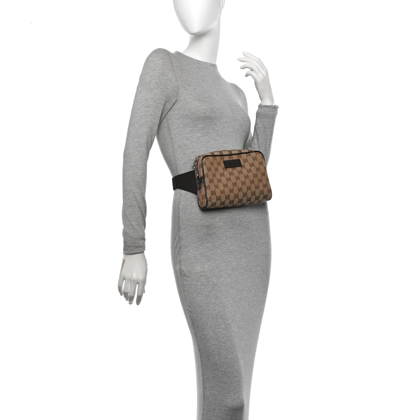 Monogram Belt Bag Dark Brown