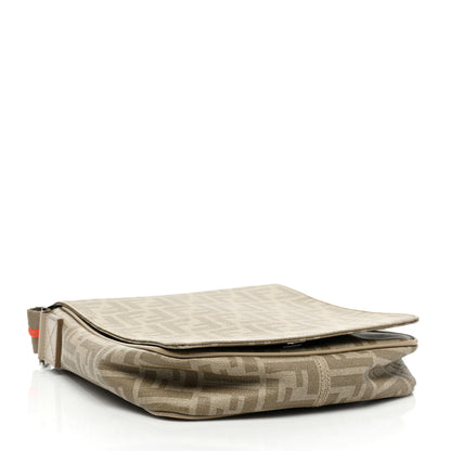 Fendi Zucca Spalmati Messenger Bag Kaki Pietra 3 of 7