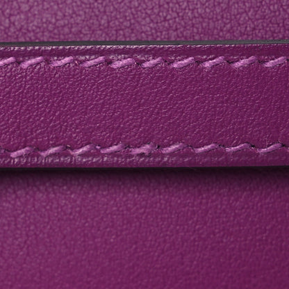Hermes Swift Kelly Pochette Clutch Anemone 14 of 15