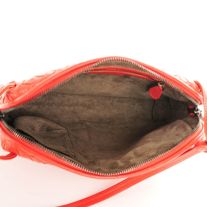 Bottega Veneta Nappa Intrecciato Pillow Crossbody Messenger Corniola 5 of 9