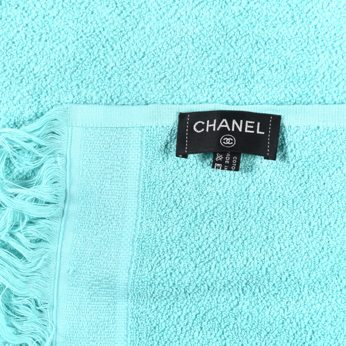 Terry Cotton CC Beach Towel Turquoise