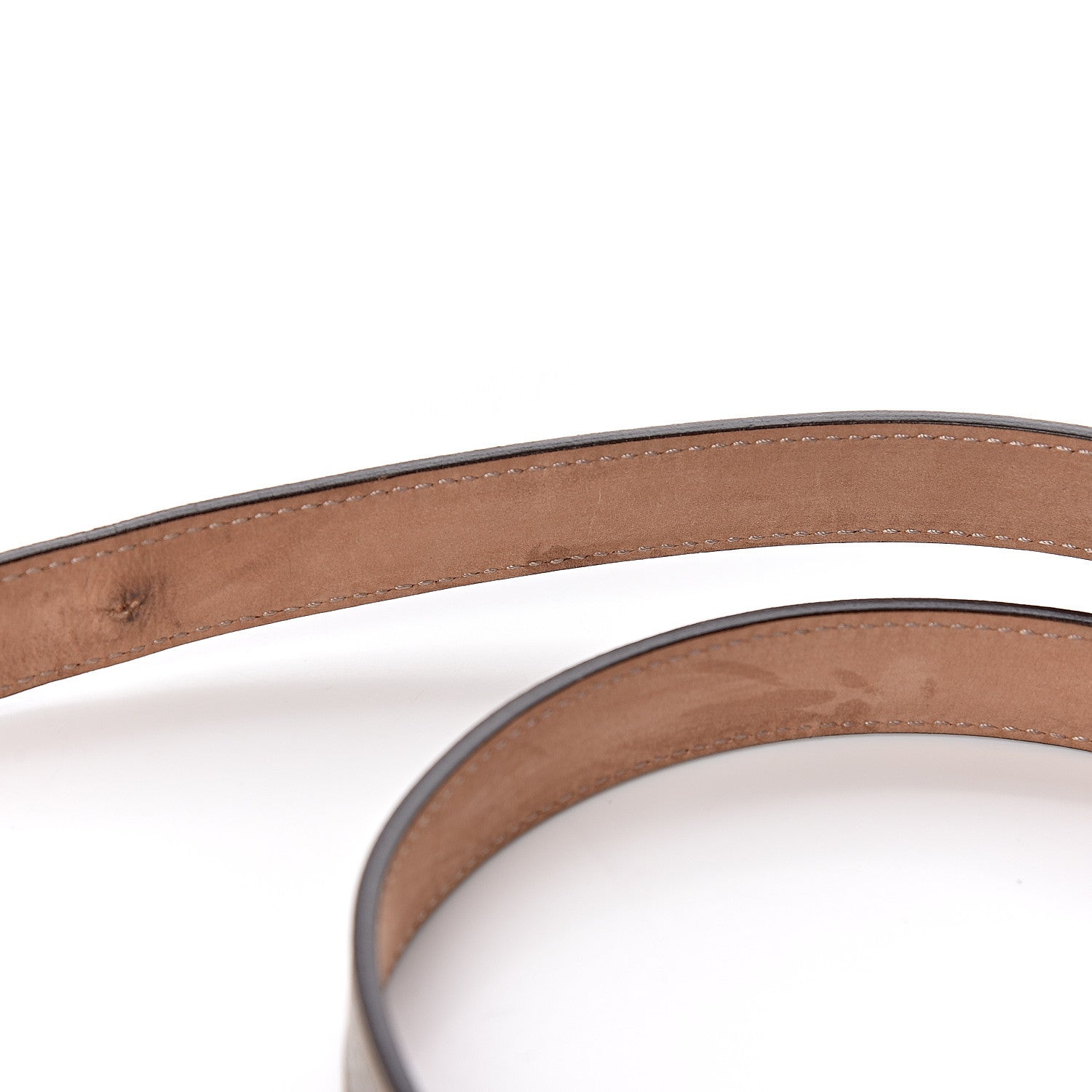 Gucci Calfskin Crystal Interlocking G Belt 95 38 Golden Beige 9 of 9