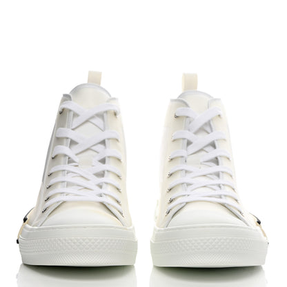 Christian Dior Canvas Mens B23 High Top Sneakers 45.5 White 2 of 10