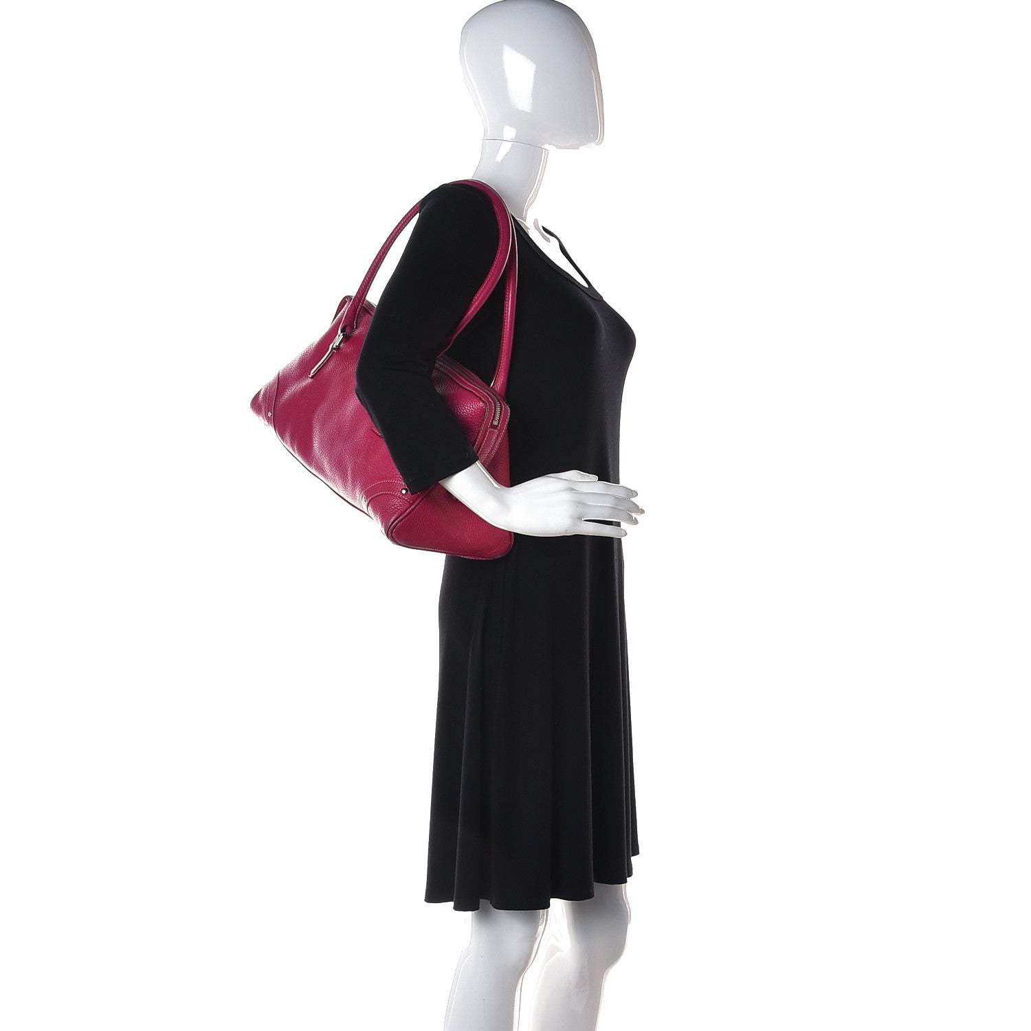 Burberry Grainy Calfskin Shoulder Bag Pink 2 of 15