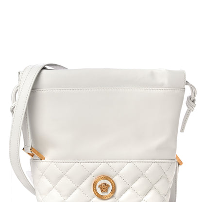 Versace Nappa Quilted Medusa Bucket Bag White 8 of 10