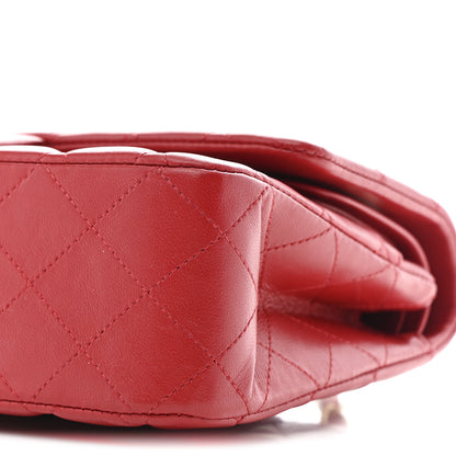 Chanel Lambskin Quilted Medium Double Flap Red 10 of 10