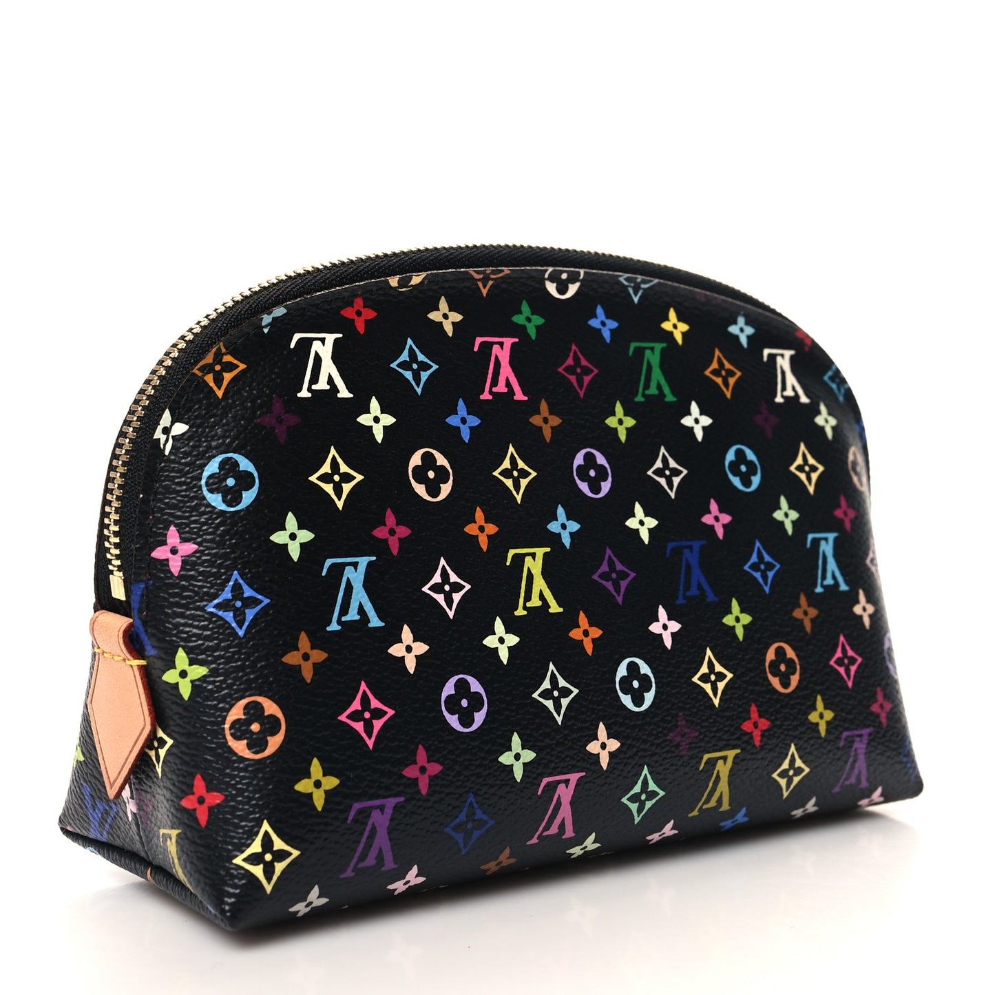 LOUIS VUITTON Monogram Multicolor Cosmetic Pouch Black Grenade