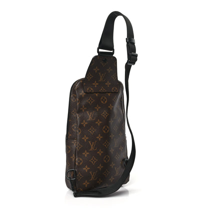 Louis Vuitton Monogram Macassar Avenue Sling Bag 3 of 9