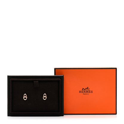 Hermes 18K Rose Gold TPM Farandole Stud Earrings 5 of 5