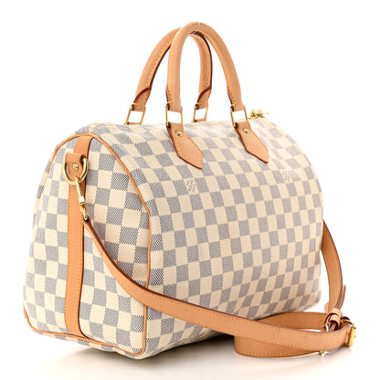 Louis Vuitton Damier Azur Speedy Bandouliere 30 3 of 12