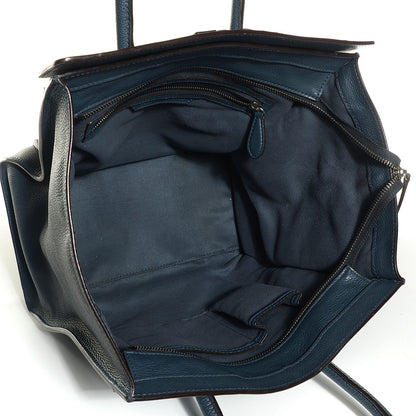 Celine Drummed Calfskin Mini Luggage Orage 5 of 8