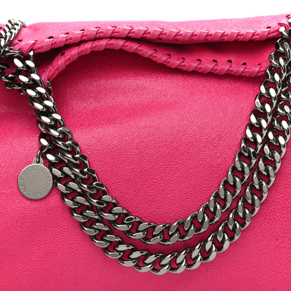 Stella McCartney Shaggy Deer Mini Falabella Fold Over Tote Hot Pink 5 of 7