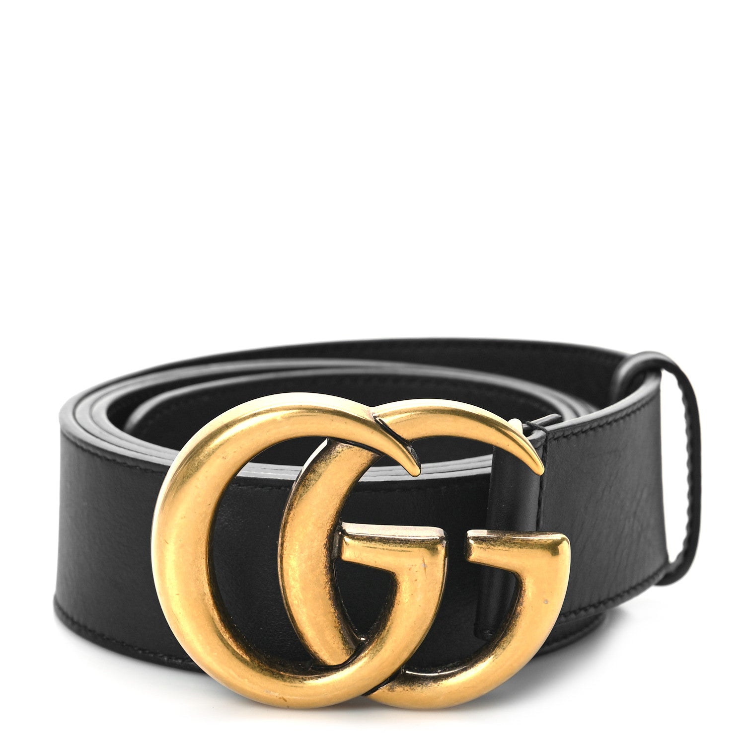 Gucci Calfskin Double G 40mm Belt 105 42 Black 1 of 6