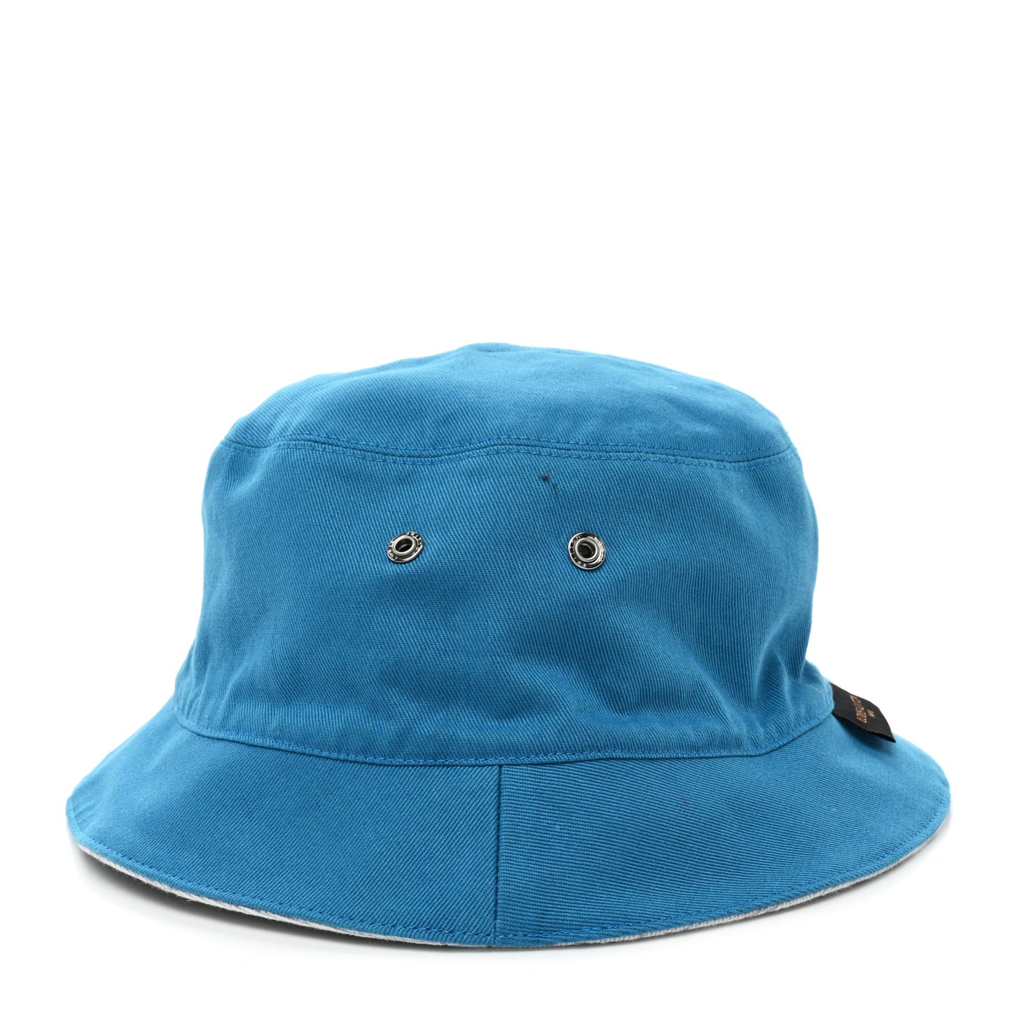 Monogram Denim Transformable Bob Bucket Hat 60 White Blue